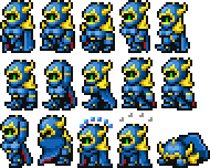Golbez in battle in the Mobile Phone version, and flashbacks from The After Years