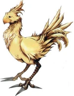 Chocobo concept art from Final Fantasy X