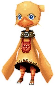 The Creature Suit and Creature head equipped on a Yuke.