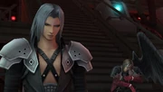 Genesis tells Sephiroth about the Jenova Project in the Nibel Reactor.