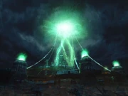 The Lifestream gathers in one spot, forcing Omega to appear