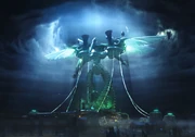 Omega above Midgar.