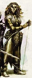 A female wild elf.
