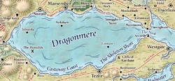 A map of the Dragonmere as of 1479 DR