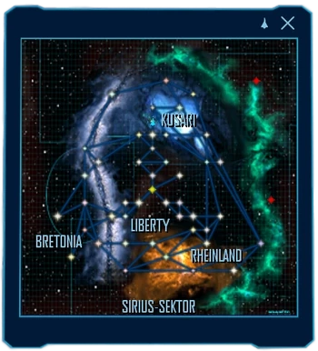 Sirius-Sektorkarte