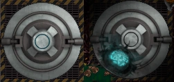 A screenshot of an undestroyed reactor. Note the computer at the bottom-right.