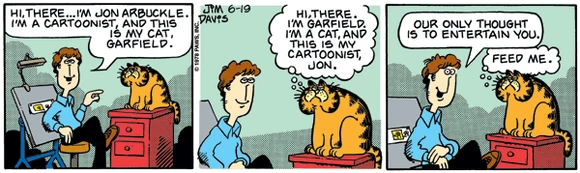 The First Garfield Strip