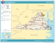 Map of Virginia