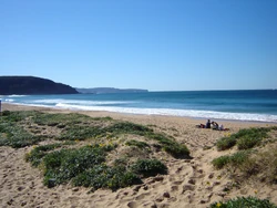 The shoreline at Palm Beach, New South Wales