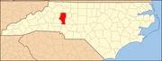 Iredell County map
