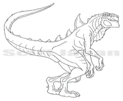 The Original Sketch  for Zilla The animated Series