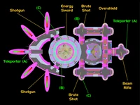 Gemini Map with spawn points