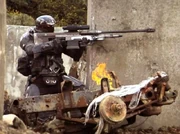 Pierce in combat in Seoul