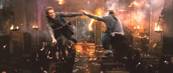 Fred and George during their escape from Hogwarts