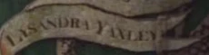 Lysandra's name on the Black family tree