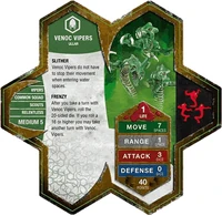 A Venoc Viper Squad Army Card. (MASTER SIDE)