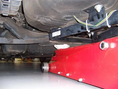 The rear jacking point
