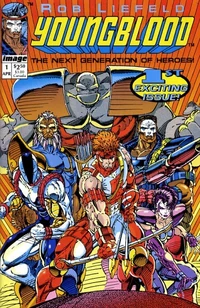 Youngblood #1 Art by Rob Liefeld.