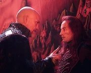 Galbatorix (left) and Durza