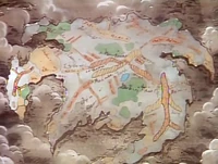 Map of the Slayers world, before the Shinma War.