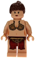 A Minifigure of Leia as a slave