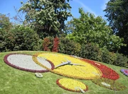 Die Blumenuhr in Genf