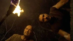 Jack und Locke haben die Luke gesprengt. („Exodus, Teil 3“)