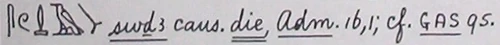 Possible translation from Faulkner's dictionary