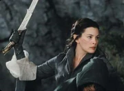 Arwen behaves like a warrior queen of Men, which is a subtle foreshadowing of her fate.