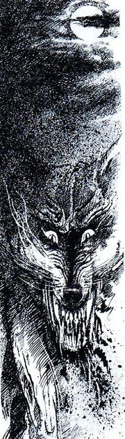 A Werewolf of Tol-in-Gaurhoth.