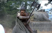Gimli with an axe