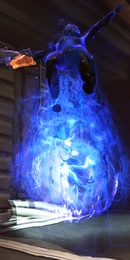 Lift used on a mercenary.