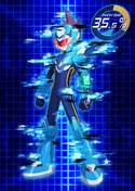 MegaMan undergoing a Noise Change