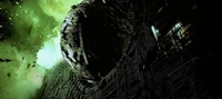 Krychle exploduje, ale vylétá z ní menší Koule