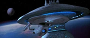 Die USS Excelsior versucht auf Transwarp zu gehen