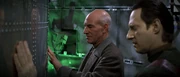 Picard und Data an der Phoenix.