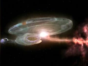 Die Voyager wird von einer Anomalie getroffen