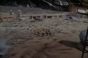 Der originale Horchposten nach dem Angriff der Gorn.