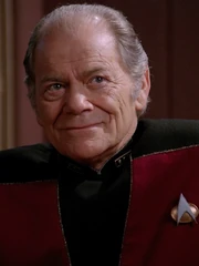 J.P. Hanson auf der Enterprise