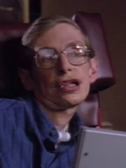Die Holofigur Stephen Hawking
