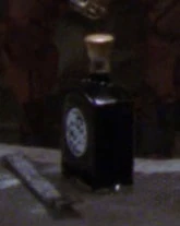 A bottle of Telluridan synthale.