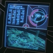 One of Deep Space 9's primary systems status report.