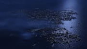 Floating bazaar on the Xanthan homeworld