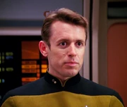 Lieutenant Duffy in 2366