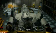 NX-Beta in its launch bay.