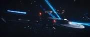 Forward phasers of the USS Enterprise