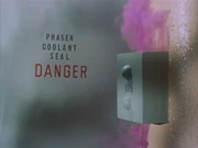 Phaser coolant leaks from the seal
