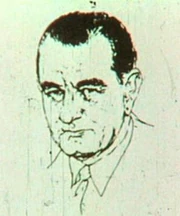 A sketch of Lyndon B. Johnson