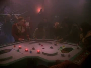 The dom-jot table on Starbase Earhart that led to Jean-Luc Picard's fight with a Nausicaan
