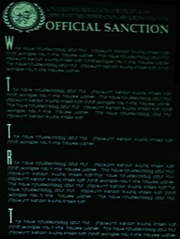 A sanction against the Son'a